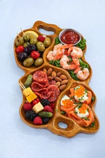 ظروف سرو و پذیرایی طرح چوب